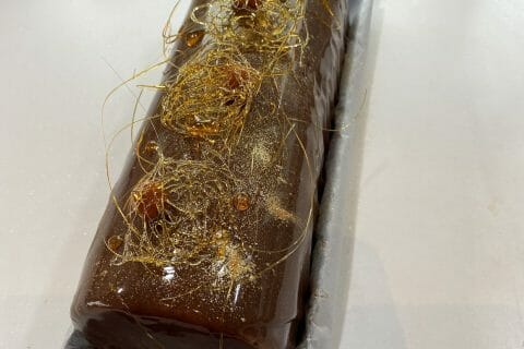 Cliquez pour zoomer ! Bûche mousse au chocolat Thermomix par natiwan