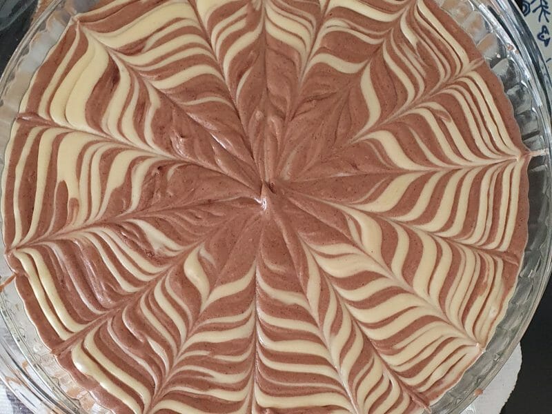 Cliquez pour zoomer ! Gâteau zébré Thermomix par sandrine_613