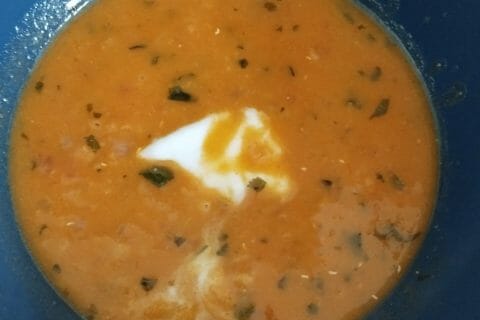Cliquez pour zoomer ! Soupe de lentilles corail, curry et coco Thermomix par panzi