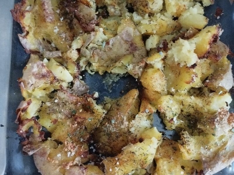 Cliquez pour zoomer ! Smashed potatoes Thermomix par panzi