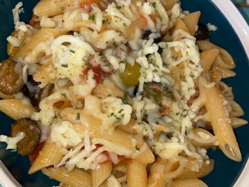 Cliquez pour zoomer ! Penne alla puttanesca Thermomix par Miranda