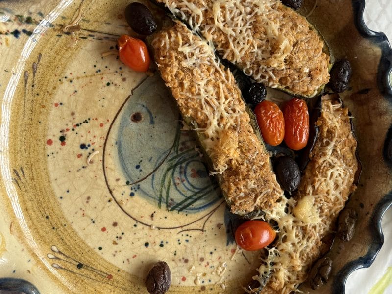 Cliquez pour zoomer ! Courgettes farcies au thon Thermomix par myriam_186