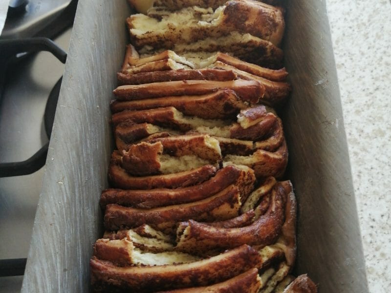Cliquez pour zoomer ! Brioche à effeuiller à la cannelle Thermomix par Claudecc