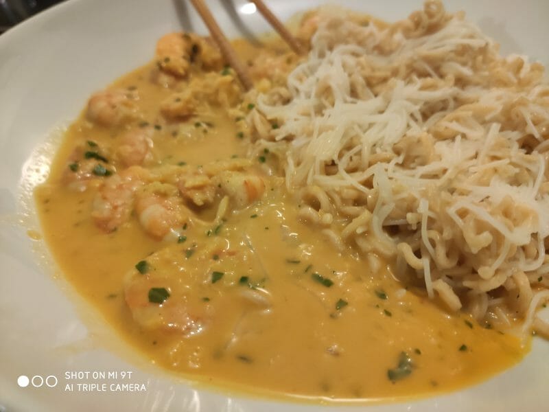 Cliquez pour zoomer ! Curry de crevettes au lait de coco Thermomix par mb35
