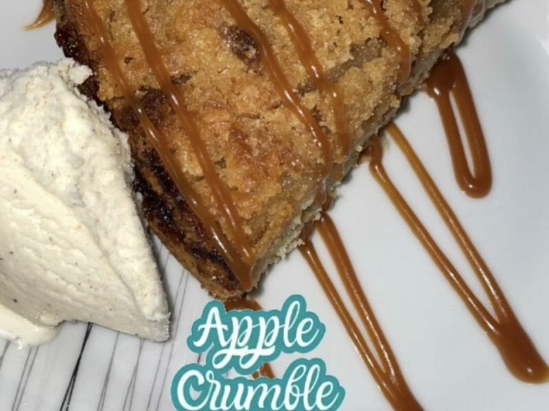 Cliquez pour zoomer ! Tarte aux pommes façon crumble Thermomix par hame93