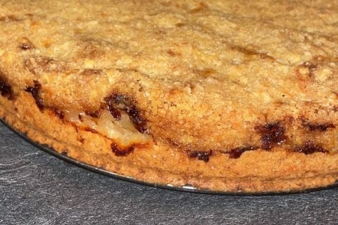 Cliquez pour zoomer ! Tarte aux pommes façon crumble Thermomix par hame93