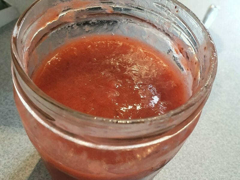 Cliquez pour zoomer ! Compote fraise rhubarbe Thermomix par caamillee96