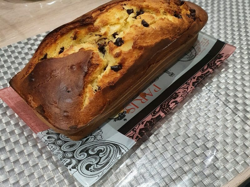 Cliquez pour zoomer ! Plum cake aux pépites de chocolat Thermomix par caamillee96