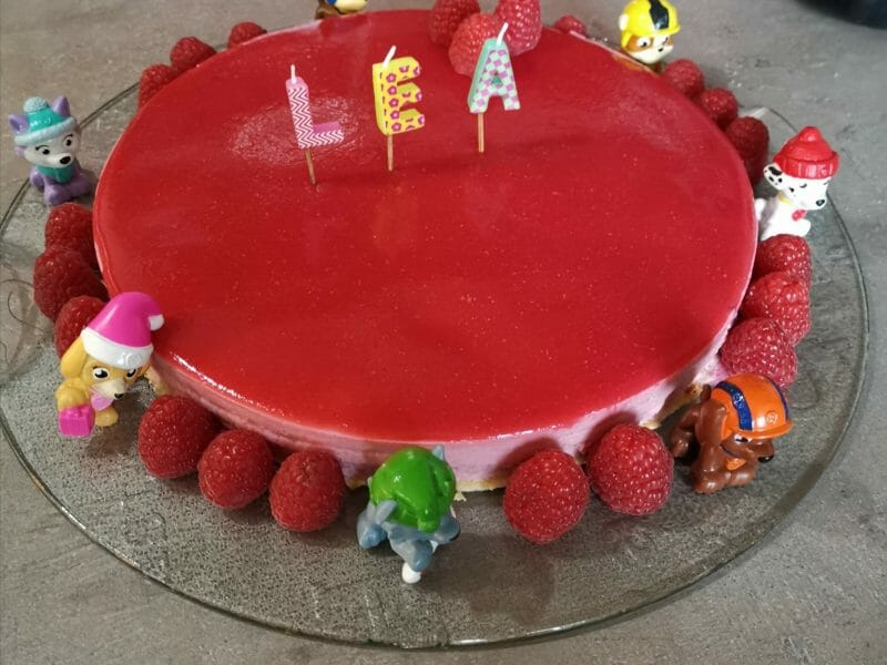 Cliquez pour zoomer ! Bavarois aux framboises Thermomix par clarisse_c