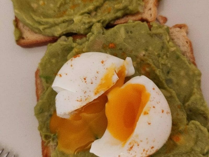 Cliquez pour zoomer ! Tartine avocat et oeuf mollet Thermomix par manon_69600