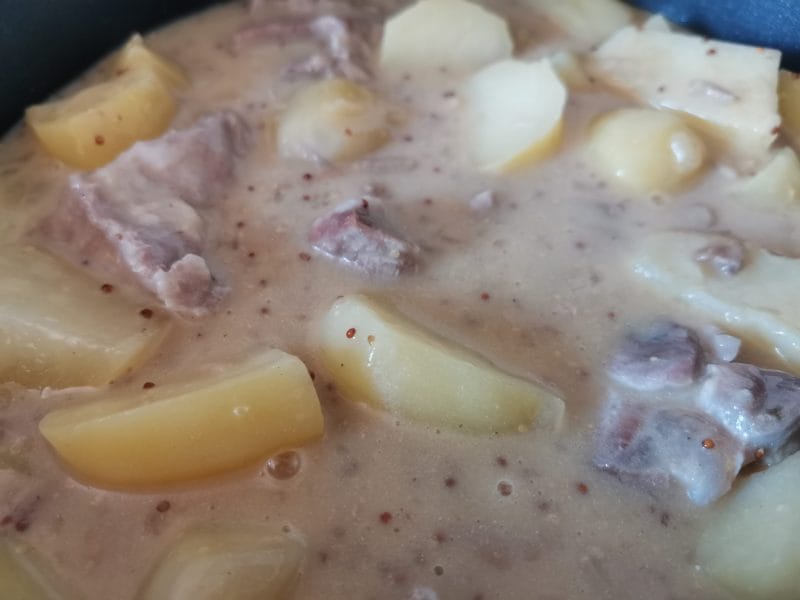 Cliquez pour zoomer ! Côtes de porc et sa sauce moutardée Thermomix par La Luciole