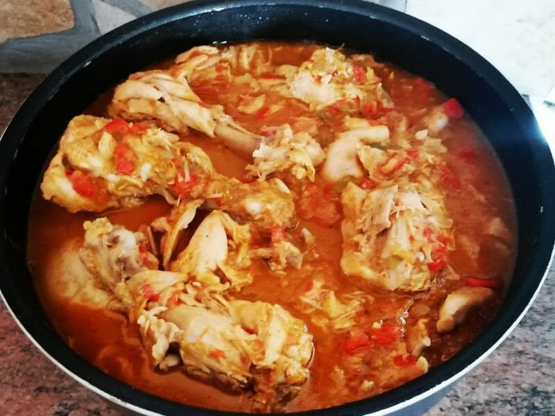 Cliquez pour zoomer ! Poulet au chilindrón Thermomix par chachaflo