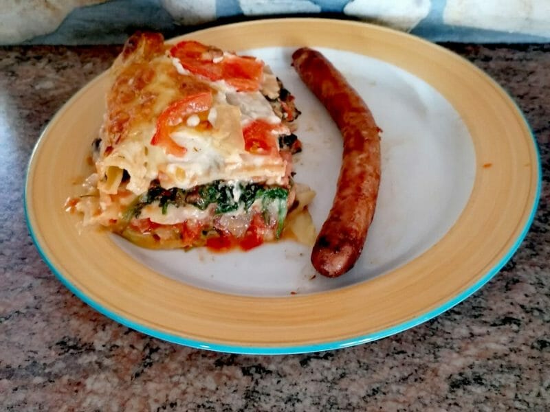 Cliquez pour zoomer ! Lasagnes épinards et chèvre Thermomix par chachaflo