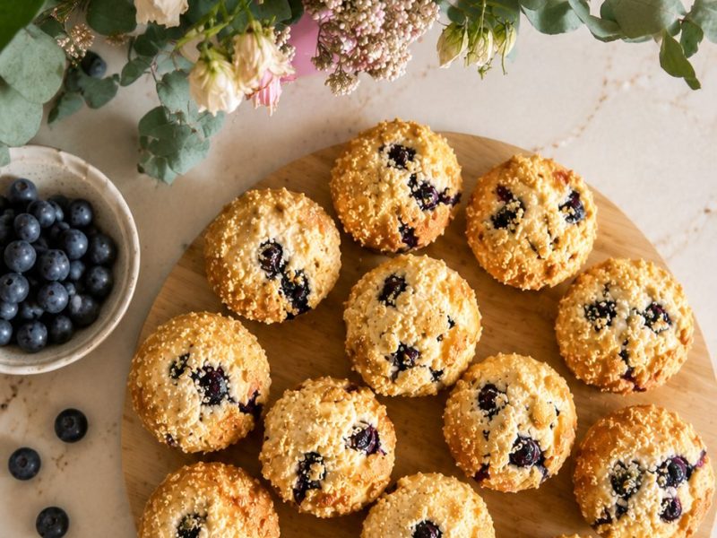 Cliquez pour zoomer ! Muffins aux myrtilles Thermomix par Paupauu
