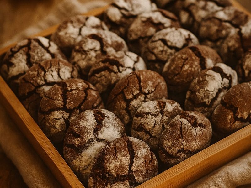 Cliquez pour zoomer ! Craquelés au chocolat Thermomix par Paupauu