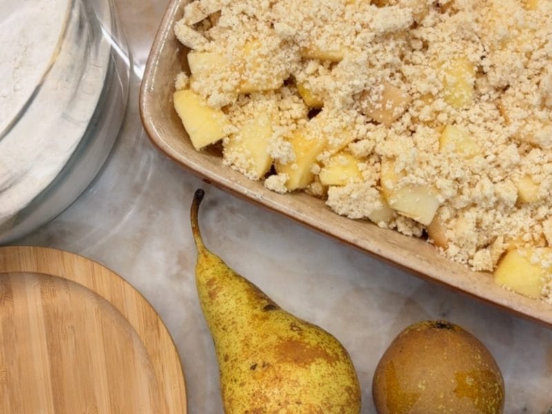 Cliquez pour zoomer ! Crumble aux Pommes Thermomix par Paupauu