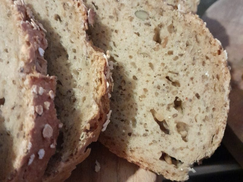 Cliquez pour zoomer ! Pavé farine multi-céréales Thermomix par zozofat