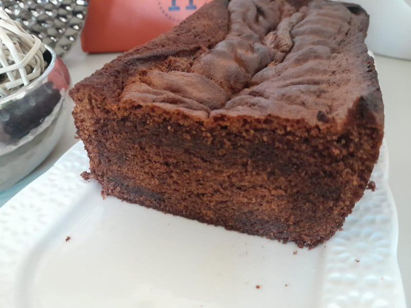 Cliquez pour zoomer ! Cake fondant choco-rhum Thermomix par zozofat