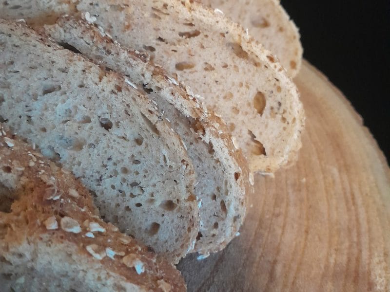 Cliquez pour zoomer ! Pain aux flocons d’avoine en cocotte Thermomix par zozofat