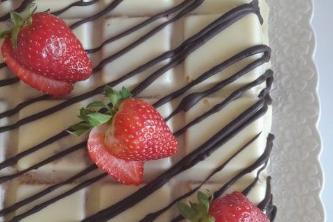 Cliquez pour zoomer ! Fraisier Thermomix par zozofat