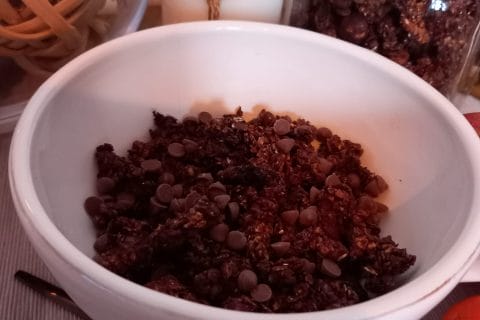 Cliquez pour zoomer ! Granola au chocolat Thermomix par zozofat