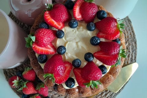 Cliquez pour zoomer ! Gâteau aux myrtilles Thermomix par zozofat