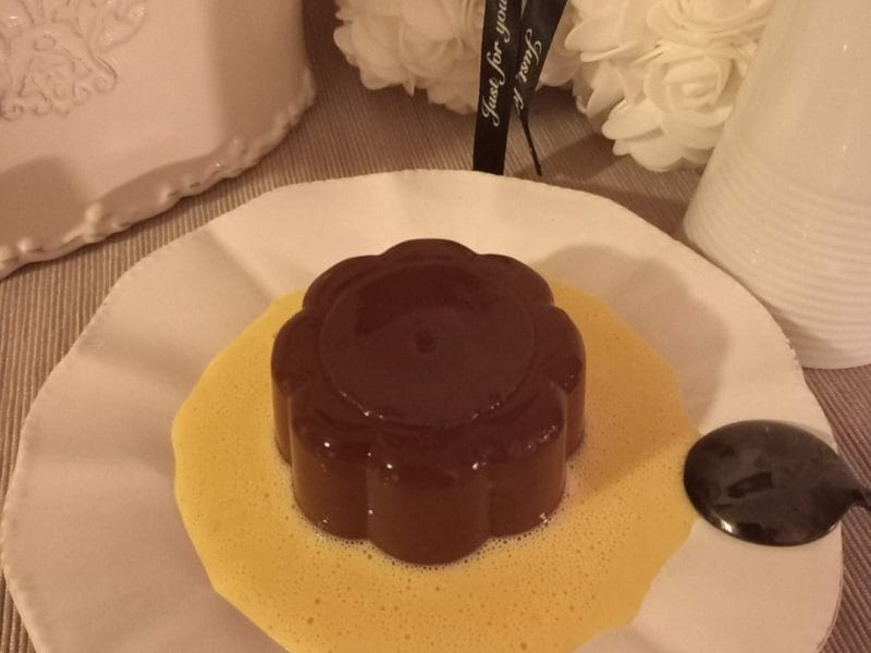Cliquez pour zoomer ! Flan au chocolat Thermomix par zozofat