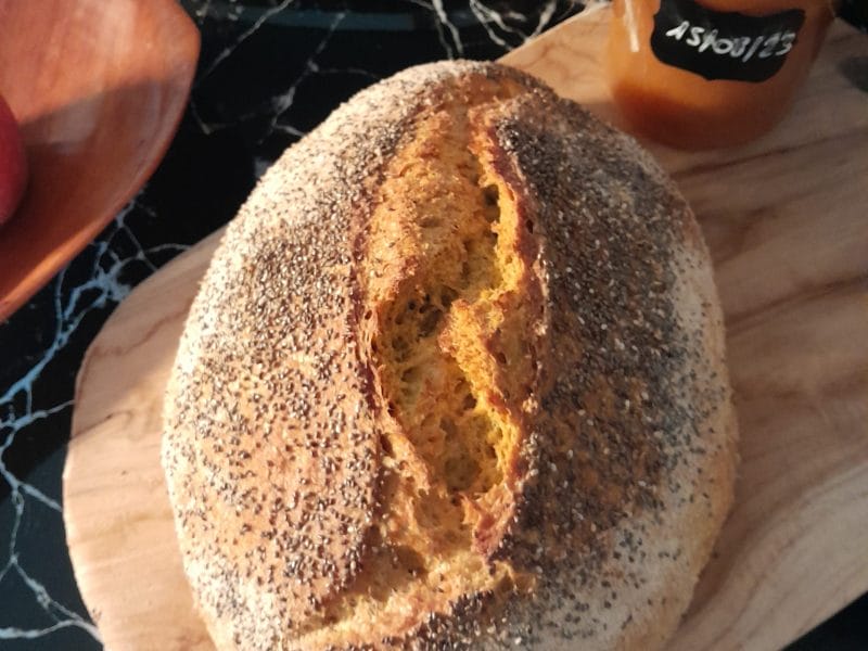 Cliquez pour zoomer ! Pavé farine multi-céréales Thermomix par zozofat