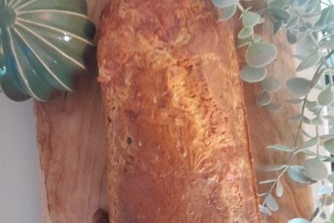 Cliquez pour zoomer ! Cake chèvre, noisettes et lardons Thermomix par zozofat