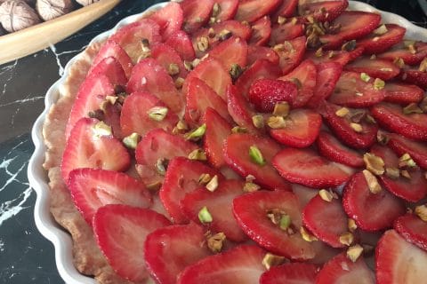 Cliquez pour zoomer ! Tarte aux fraises Thermomix par zozofat