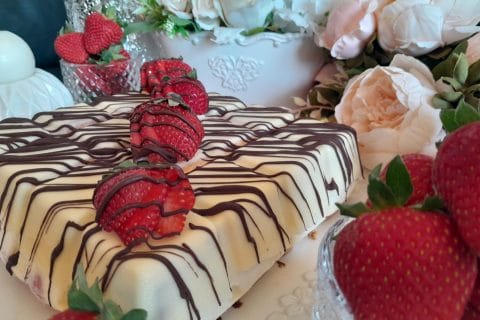 Cliquez pour zoomer ! Fraisier Thermomix par zozofat