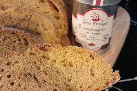 Cliquez pour zoomer ! Pavé farine multi-céréales Thermomix par zozofat