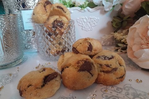 Cliquez pour zoomer ! Cookies à la noix de coco et pépites de chocolat Thermomix par zozofat