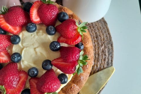 Cliquez pour zoomer ! Gâteau aux myrtilles Thermomix par zozofat