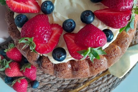 Cliquez pour zoomer ! Gâteau aux myrtilles Thermomix par zozofat