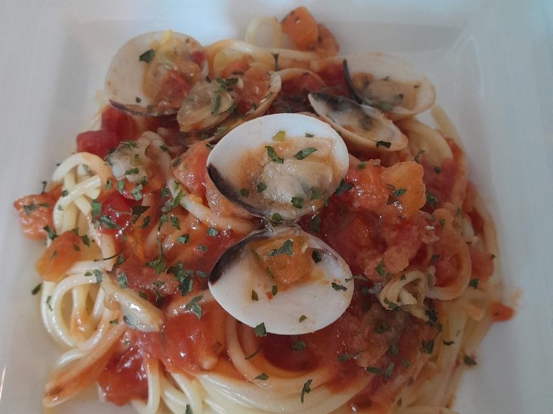 Cliquez pour zoomer ! Spaghettis aux palourdes Thermomix par zozofat