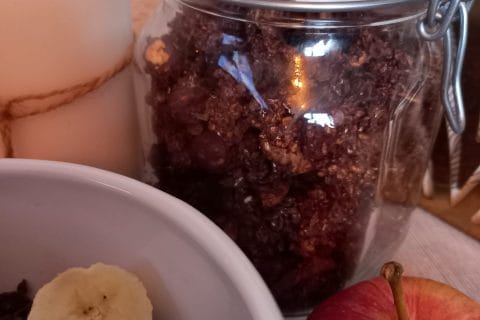 Cliquez pour zoomer ! Granola au chocolat Thermomix par zozofat