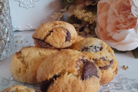 Cliquez pour zoomer ! Cookies à la noix de coco et pépites de chocolat Thermomix par zozofat