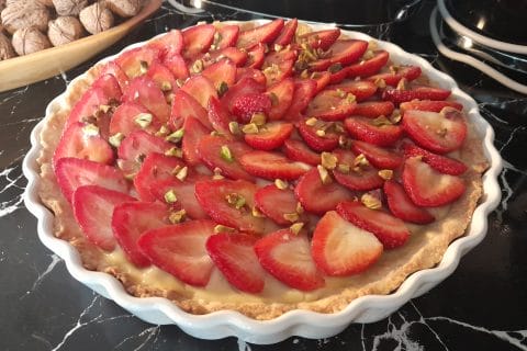 Cliquez pour zoomer ! Tarte aux fraises Thermomix par zozofat