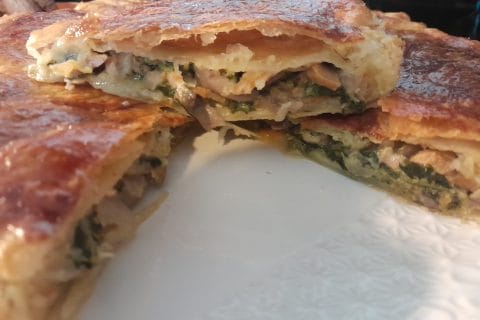 Cliquez pour zoomer ! Tourte au poulet et aux champignons Thermomix par zozofat
