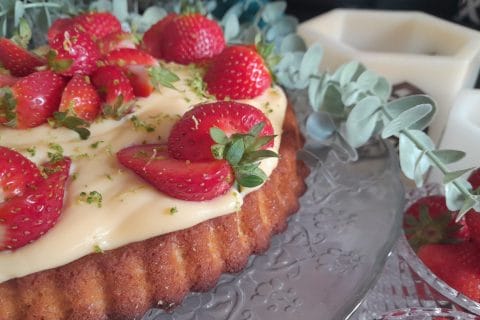 Cliquez pour zoomer ! Tarte renversée aux Fruits rouges et citron vert Thermomix par zozofat