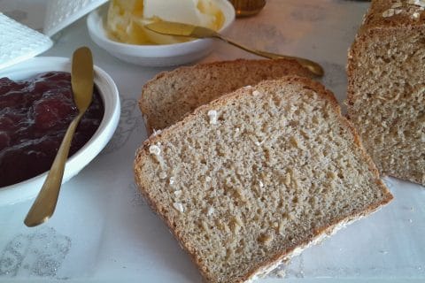 Cliquez pour zoomer ! Pain aux flocons d’avoine et au miel Thermomix par zozofat