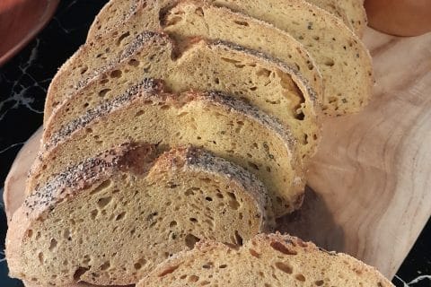 Cliquez pour zoomer ! Pavé farine multi-céréales Thermomix par zozofat