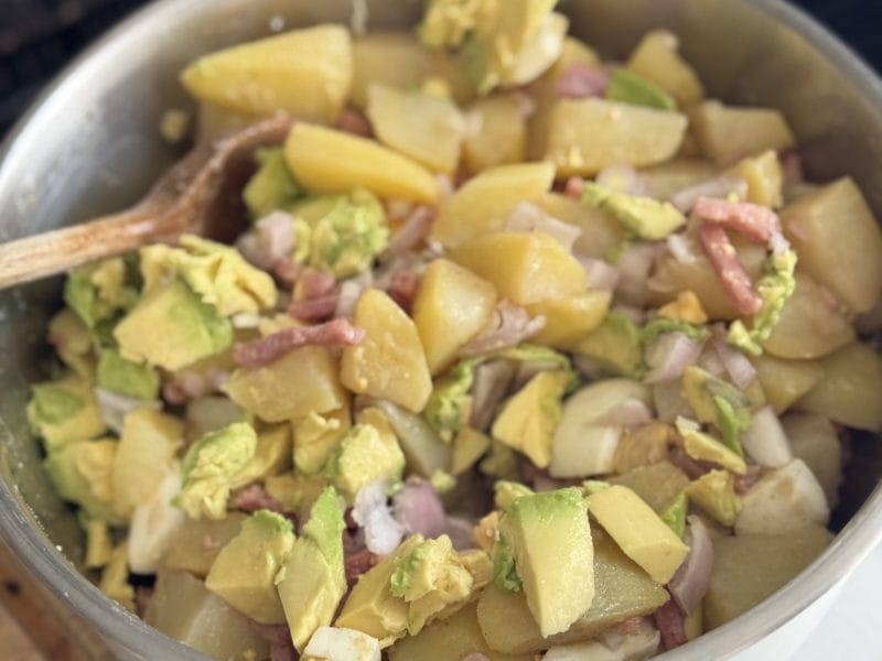 Cliquez pour zoomer ! Salade de pommes de terre au bacon Thermomix par jessica_333