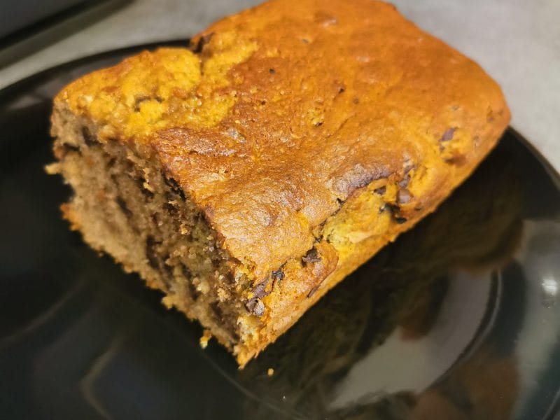 Cliquez pour zoomer ! Cake banane et pépites de chocolat Thermomix par sisifranck
