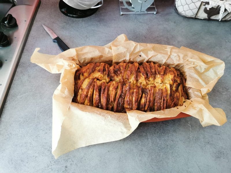 Cliquez pour zoomer ! Cake aux pommes à l’ancienne Thermomix par sisifranck