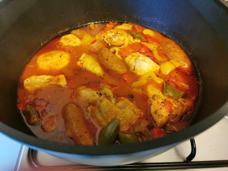 Cliquez pour zoomer ! Sauté de poulet au chorizo Thermomix par sisifranck