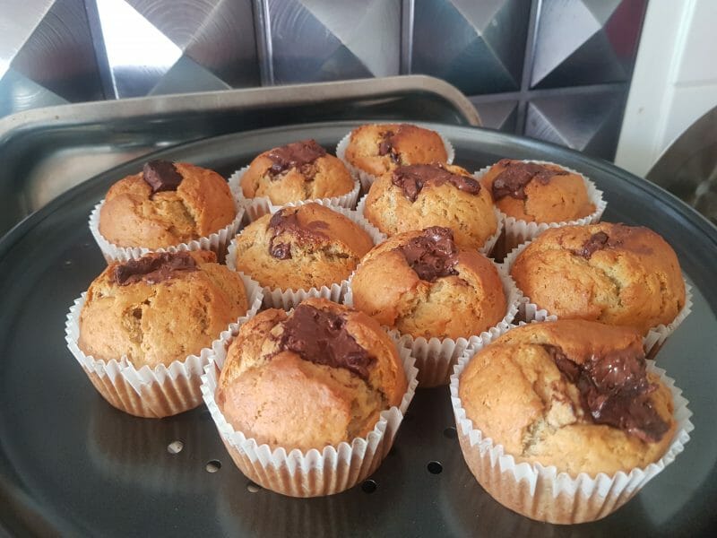 Cliquez pour zoomer ! Muffins à la banane Thermomix par myriamdrame