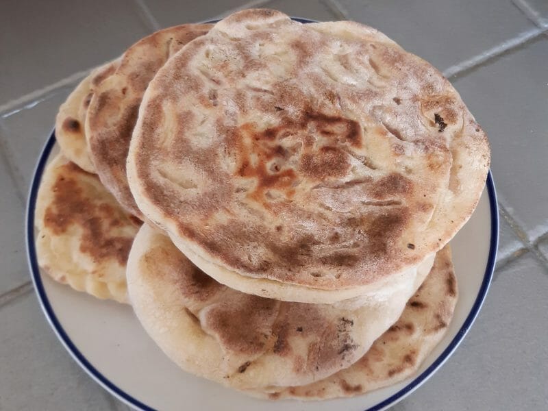 Cliquez pour zoomer ! Naans au fromage Thermomix par hornetty