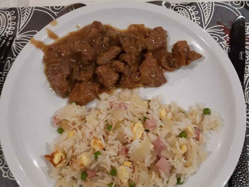 Cliquez pour zoomer ! Riz cantonais Thermomix par hornetty